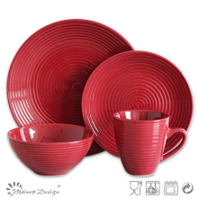 16PCS Swirl Stoneware Dinner Set